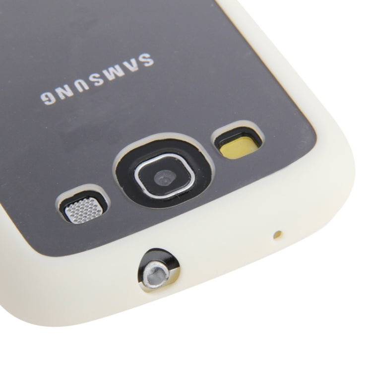Transparent Plastic + TPU Frame Case for Galaxy S III / i9300