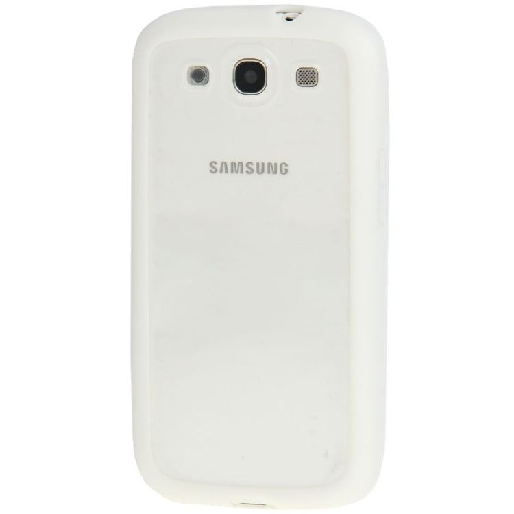Transparent Plastic + TPU Frame Case for Galaxy S III / i9300