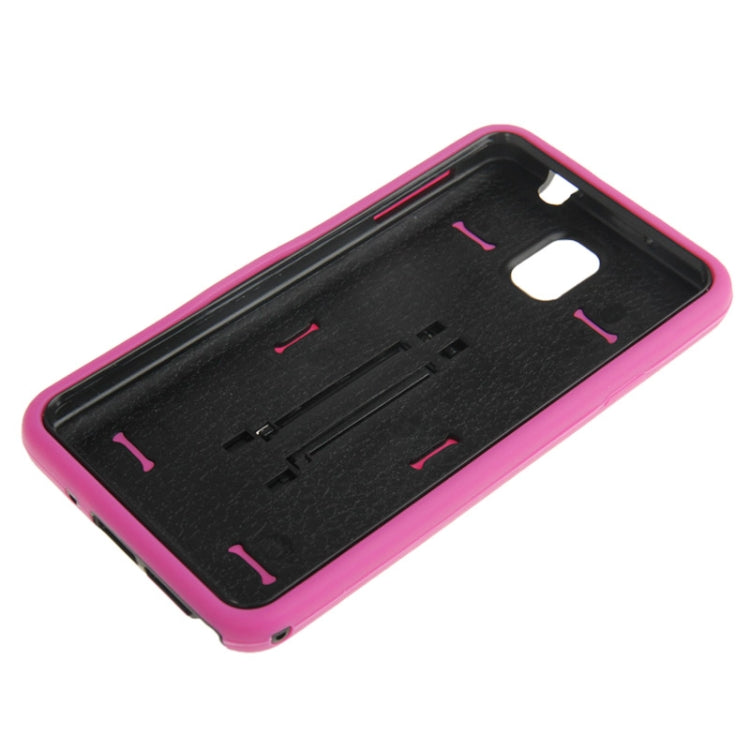 Plastic + Silicone Combination Case with Holder for Galaxy Note III / N9000