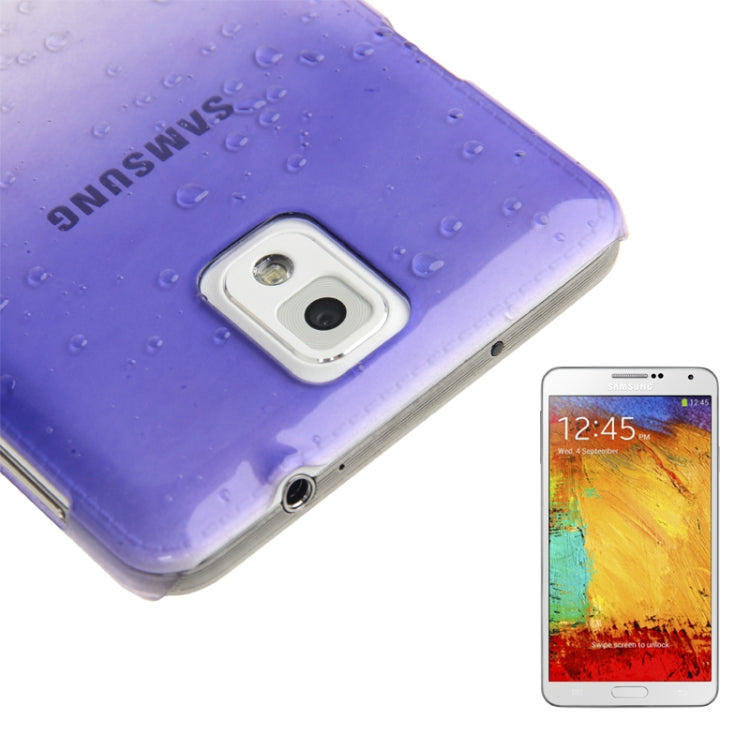 Gradient Raindrop Effect Crystal Protective Case for Galaxy Note III / N9000