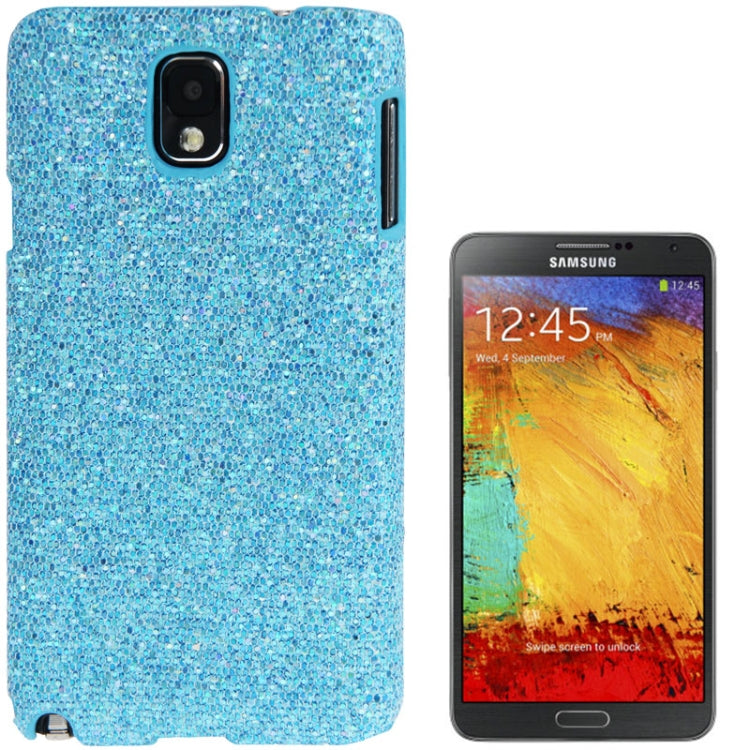Glitter Powder Skinning Plastic Case for Galaxy Note III / N9000