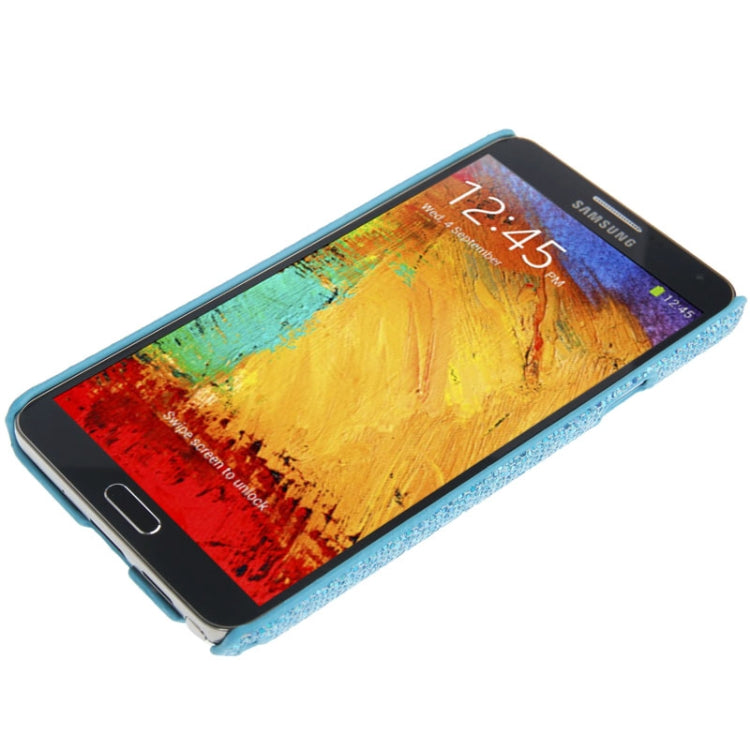 Glitter Powder Skinning Plastic Case for Galaxy Note III / N9000