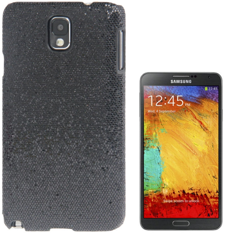 Glitter Powder Skinning Plastic Case for Galaxy Note III / N9000