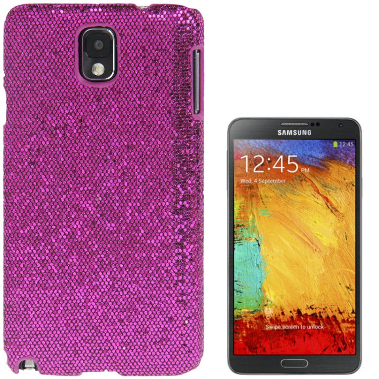 Glitter Powder Skinning Plastic Case for Galaxy Note III / N9000