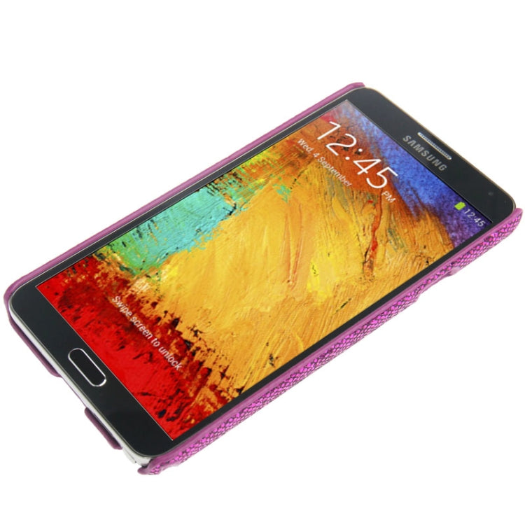 Glitter Powder Skinning Plastic Case for Galaxy Note III / N9000