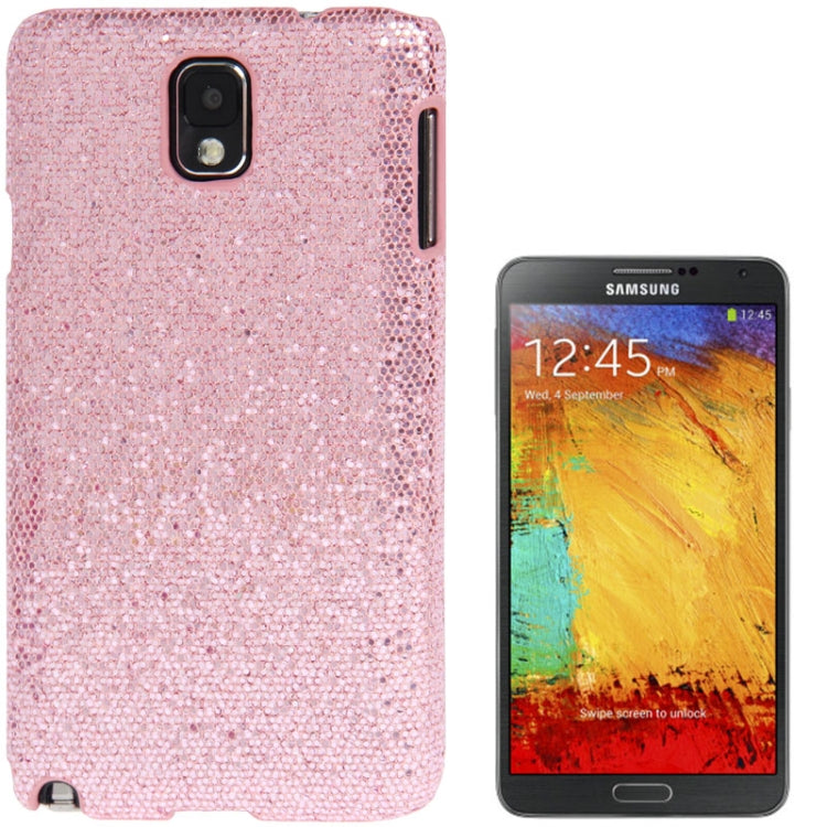 Glitter Powder Skinning Plastic Case for Galaxy Note III / N9000