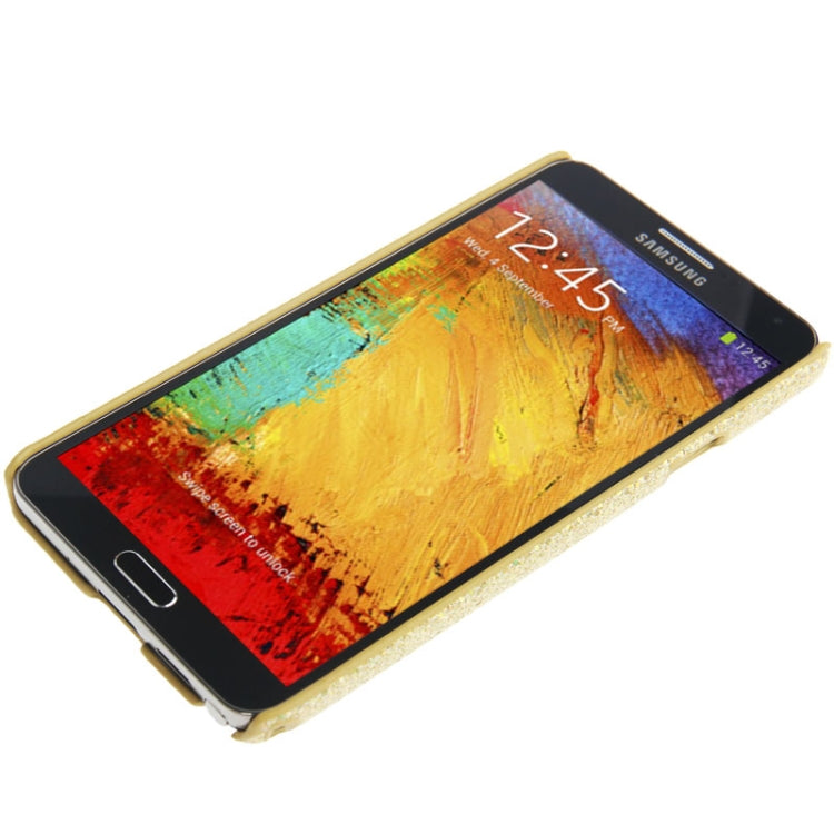Glitter Powder Skinning Plastic Case for Galaxy Note III / N9000