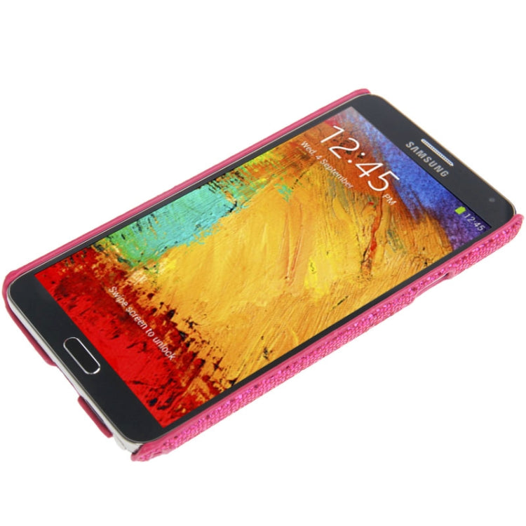 Glitter Powder Skinning Plastic Case for Galaxy Note III / N9000