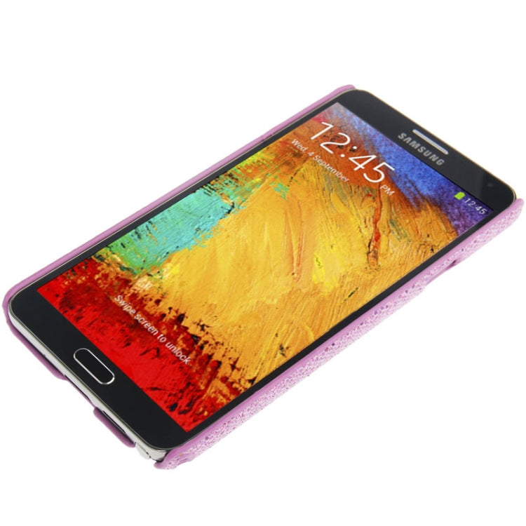 Glitter Powder Skinning Plastic Case for Galaxy Note III / N9000
