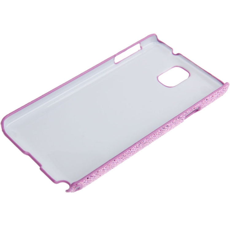Glitter Powder Skinning Plastic Case for Galaxy Note III / N9000