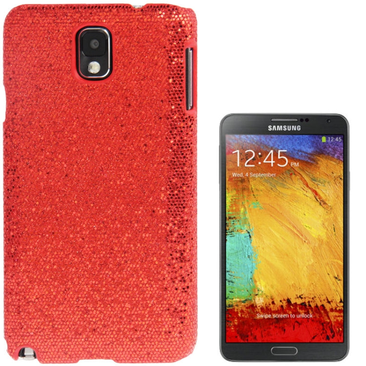 Glitter Powder Skinning Plastic Case for Galaxy Note III / N9000