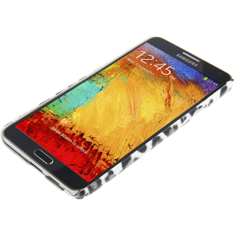 Leopard Pattern Skinning Plastic Case for Galaxy Note III / N9000