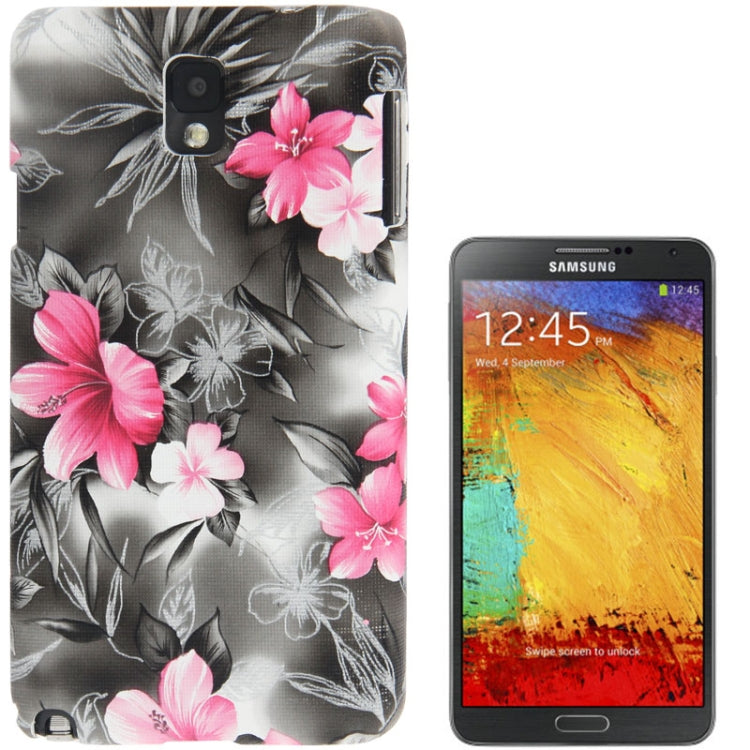 Palace Flower Pattern Skinning Plastic Case for Galaxy Note III / N9000