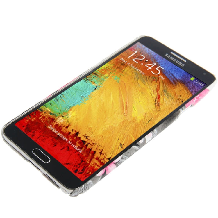 Palace Flower Pattern Skinning Plastic Case for Galaxy Note III / N9000