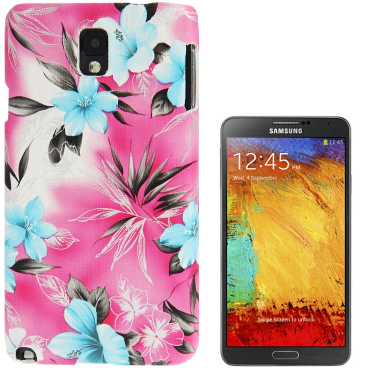 Palace Flower Pattern Skinning Plastic Case for Galaxy Note III / N9000