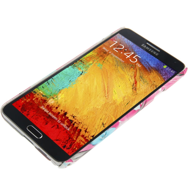 Palace Flower Pattern Skinning Plastic Case for Galaxy Note III / N9000