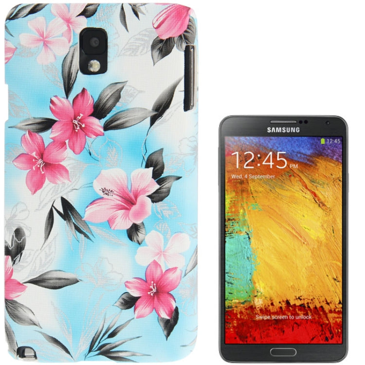 Palace Flower Pattern Skinning Plastic Case for Galaxy Note III / N9000