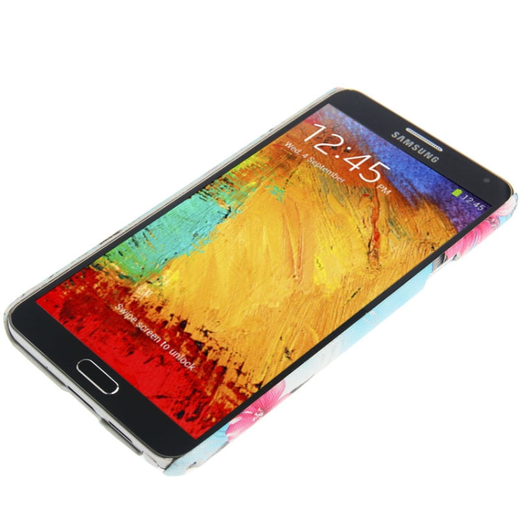 Palace Flower Pattern Skinning Plastic Case for Galaxy Note III / N9000