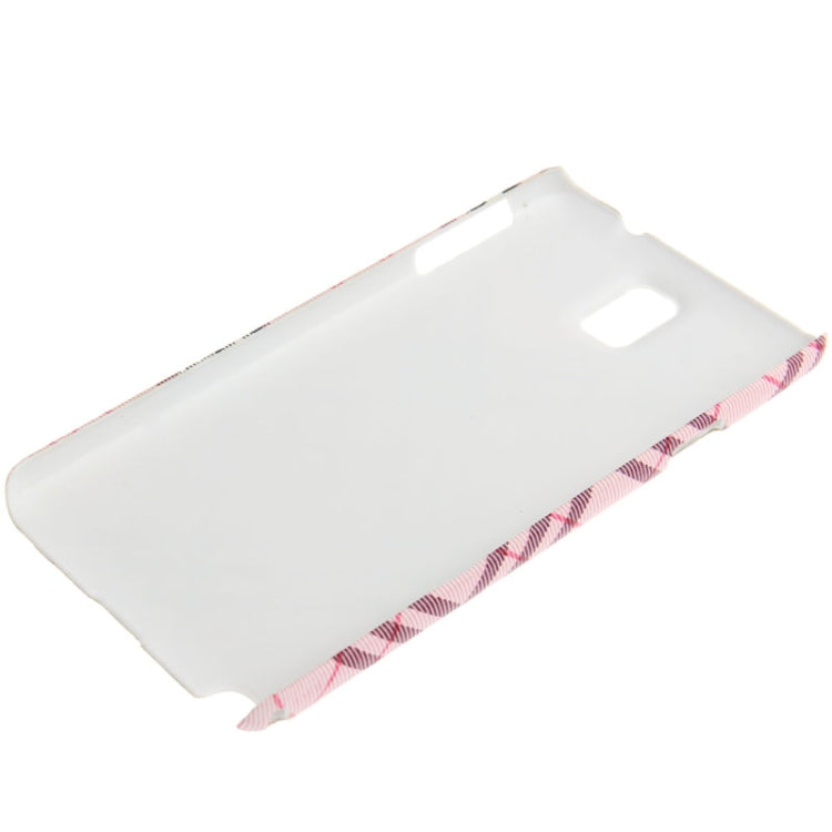 Plaid Pattern Skinning Plastic Case for Galaxy Note III / N9000