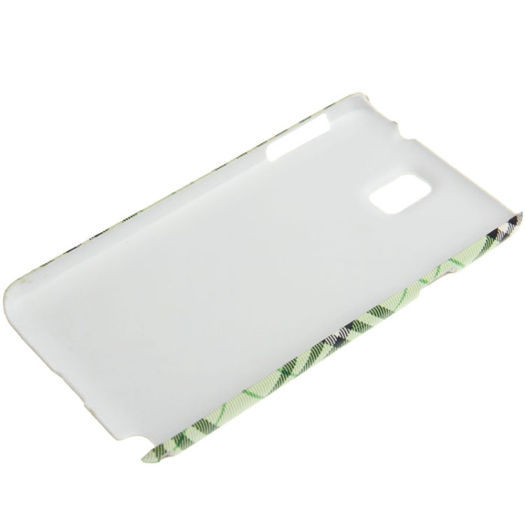 Plaid Pattern Skinning Plastic Case for Galaxy Note III / N9000