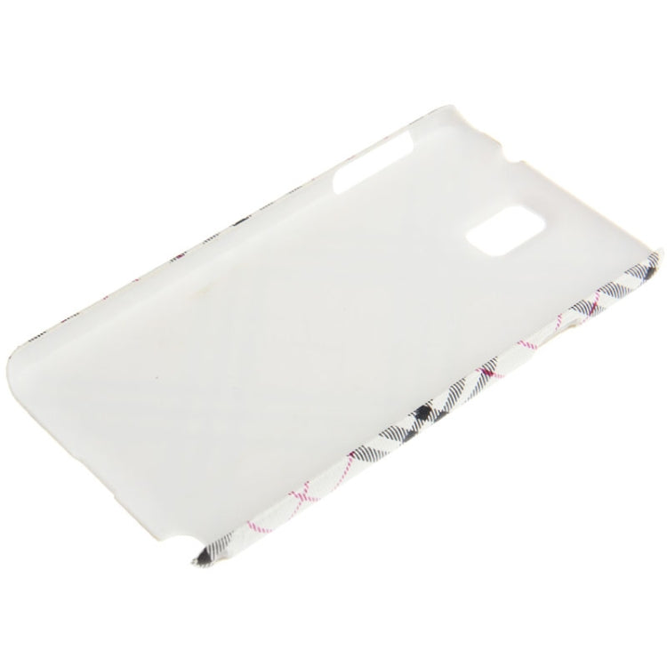 Plaid Pattern Skinning Plastic Case for Galaxy Note III / N9000