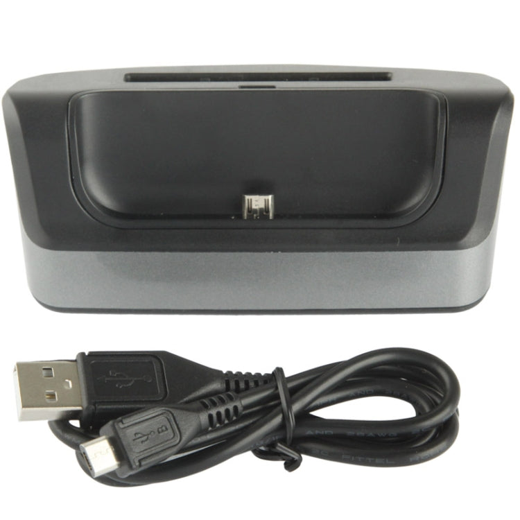 3 in 1 (Data Sync + Dock Charger + Extra Battery Charger) USB Charging Cradle, For LG Optimus G Pro / E980 / E985 / F240(Black)