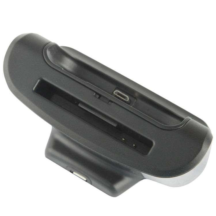 3 in 1 (Data Sync + Phone Charger + Extra Battery Charger) USB Charging Cradle for Galaxy S IV mini / i9190(Black)
