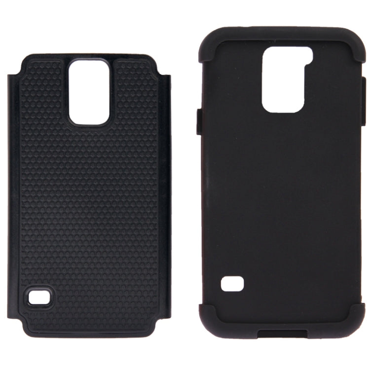 Honeycomb Texture Plastic + Silicone Combination Case for Galaxy S5 / G900