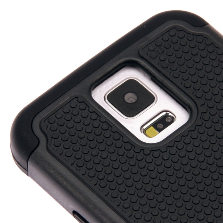 Honeycomb Texture Plastic + Silicone Combination Case for Galaxy S5 / G900