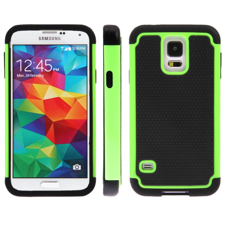 Honeycomb Texture Plastic + Silicone Combination Case for Galaxy S5 / G900