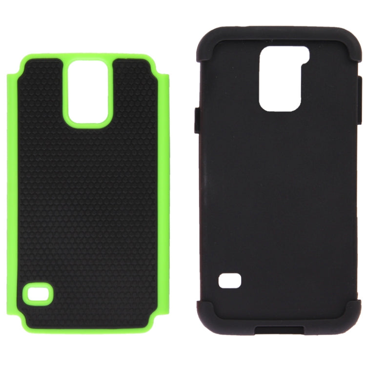Honeycomb Texture Plastic + Silicone Combination Case for Galaxy S5 / G900