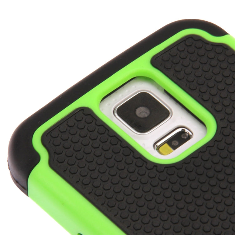 Honeycomb Texture Plastic + Silicone Combination Case for Galaxy S5 / G900