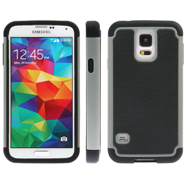 Honeycomb Texture Plastic + Silicone Combination Case for Galaxy S5 / G900