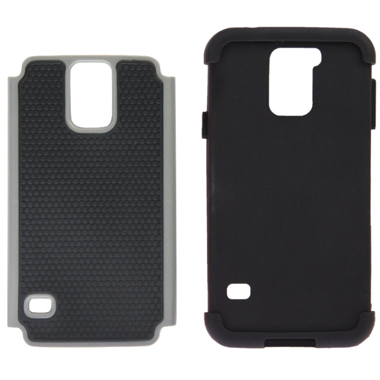 Honeycomb Texture Plastic + Silicone Combination Case for Galaxy S5 / G900