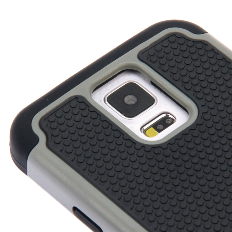 Honeycomb Texture Plastic + Silicone Combination Case for Galaxy S5 / G900