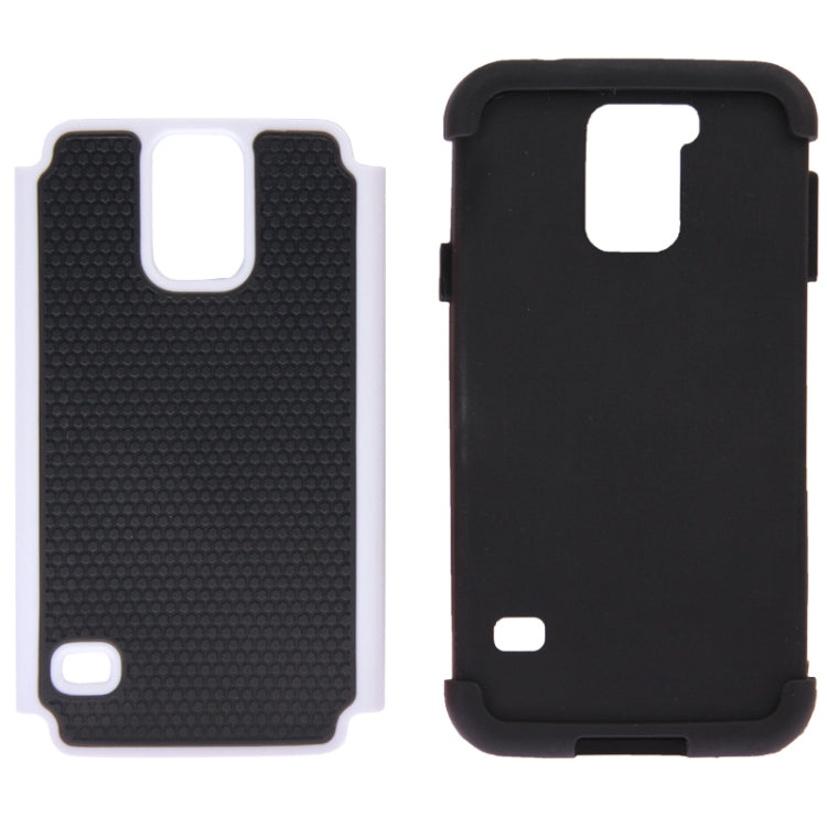 Honeycomb Texture Plastic + Silicone Combination Case for Galaxy S5 / G900