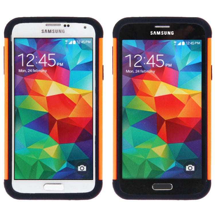 Honeycomb Texture Plastic + Silicone Combination Case for Galaxy S5 / G900