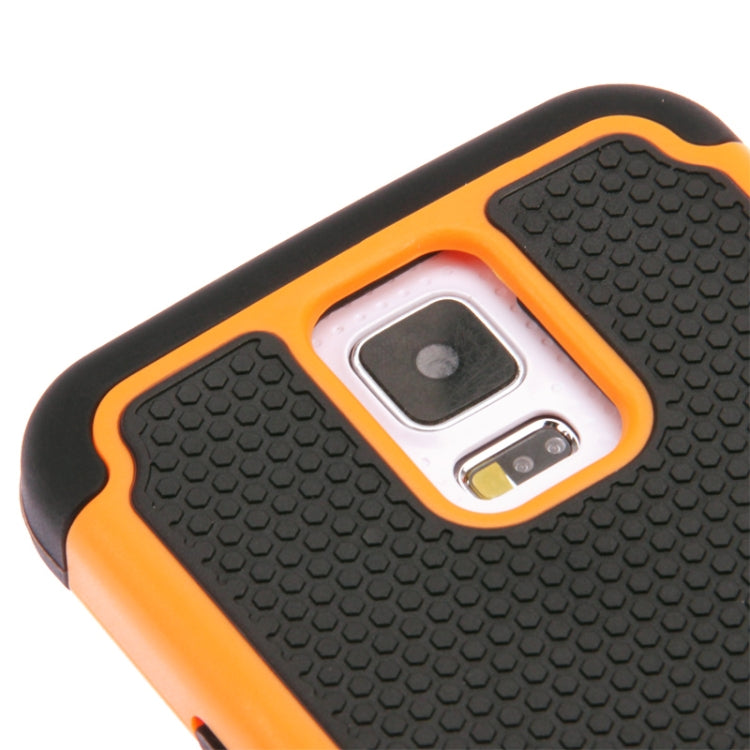Honeycomb Texture Plastic + Silicone Combination Case for Galaxy S5 / G900