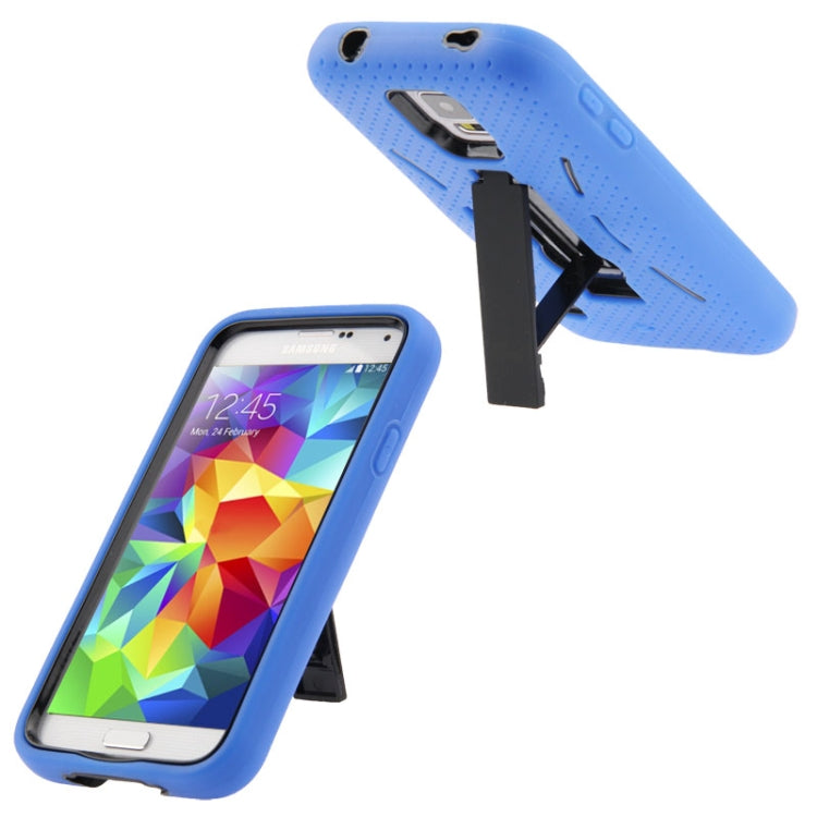 Plastic + Silicone Combination Case with Holder for Galaxy S5 / G900