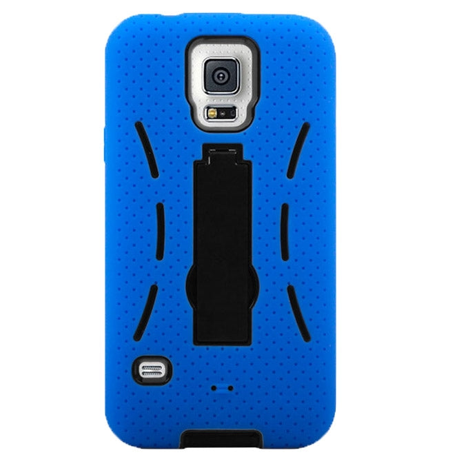 Plastic + Silicone Combination Case with Holder for Galaxy S5 / G900