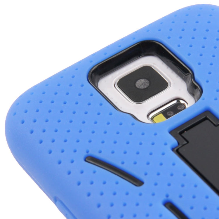 Plastic + Silicone Combination Case with Holder for Galaxy S5 / G900