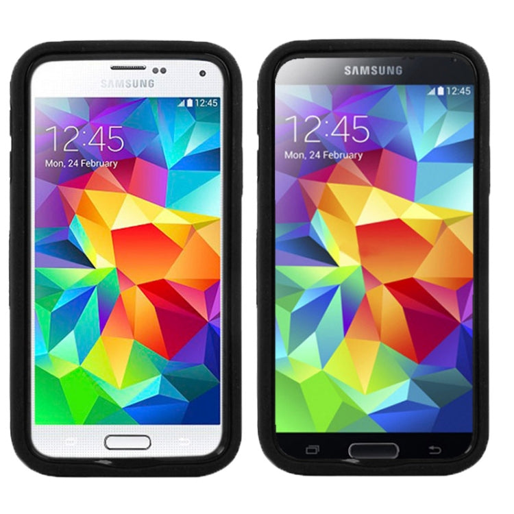 Plastic + Silicone Combination Case with Holder for Galaxy S5 / G900