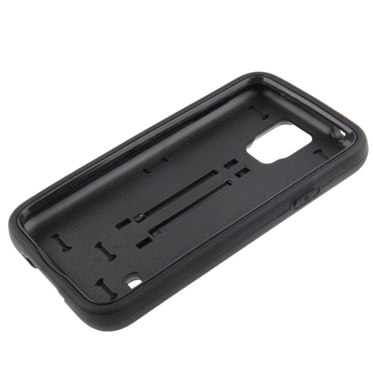 Plastic + Silicone Combination Case with Holder for Galaxy S5 / G900