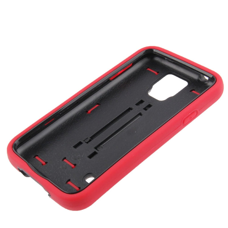 Plastic + Silicone Combination Case with Holder for Galaxy S5 / G900