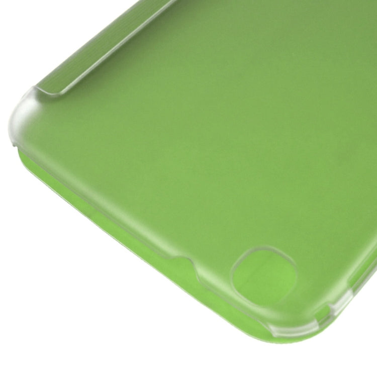 3-folding Toothpick Texture Flip PU Leather Cover Plastic Case for Galaxy Tab 3 (8.0) / T3100 / T3110