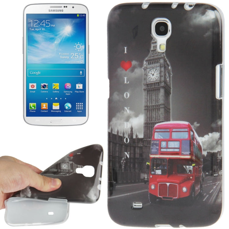 London Big Ben Pattern TPU Protective Case for Galaxy Mega 6.3 / i9200