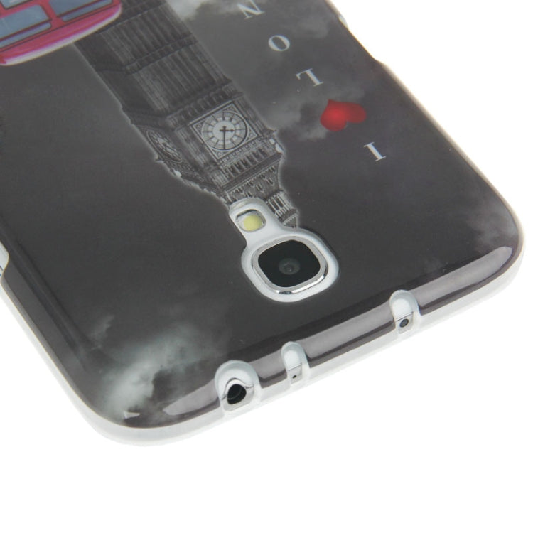 London Big Ben Pattern TPU Protective Case for Galaxy Mega 6.3 / i9200
