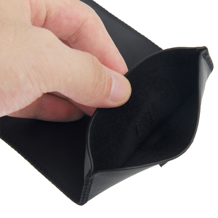 Ultra Thin Leather Case Pocket Sleeve Bag with Pull Up Tab for Galaxy Note III / N9000 (Black)