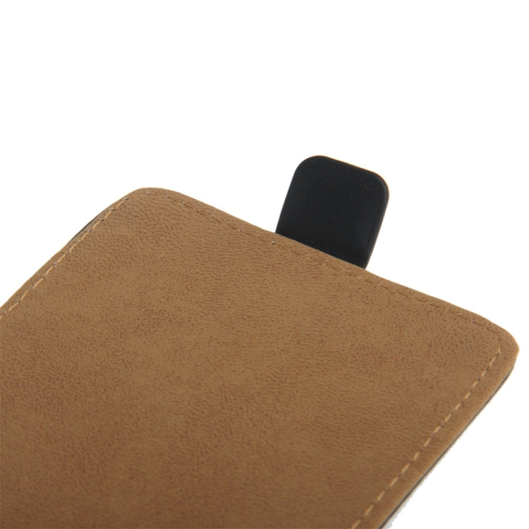 Vertical Flip Leather Case for Galaxy Note III / N9000(Black)