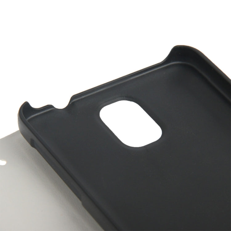 Fine Sheepskin Texture Leather Case with Credit Card Slot & Holder for Galaxy Note III / N9000